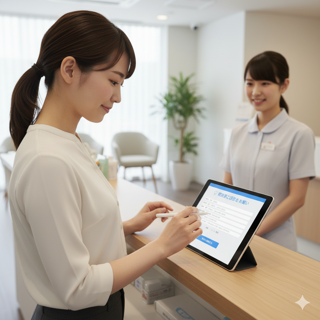 受付・問診票のイメージ画像